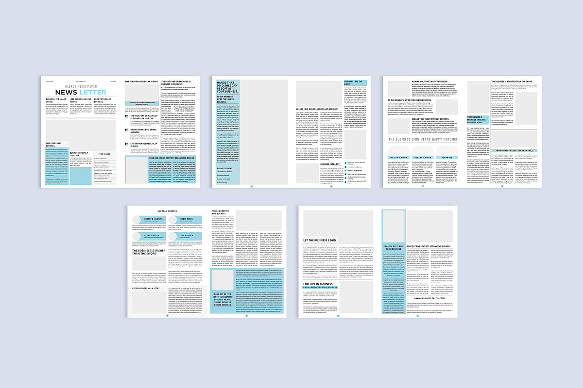 Newsletter, a Brochure Template by ROJI CREATOR (Photo 7 of 7)