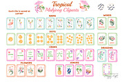 Tropical Mahjong illustrations, a Decorative Illustration by TheHappyGiftArt (Thumbnail 2 of 8)