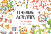 Logic games and tasks for preschool, an Education Illustration by Bubert Art (Thumbnail 1 of 4)