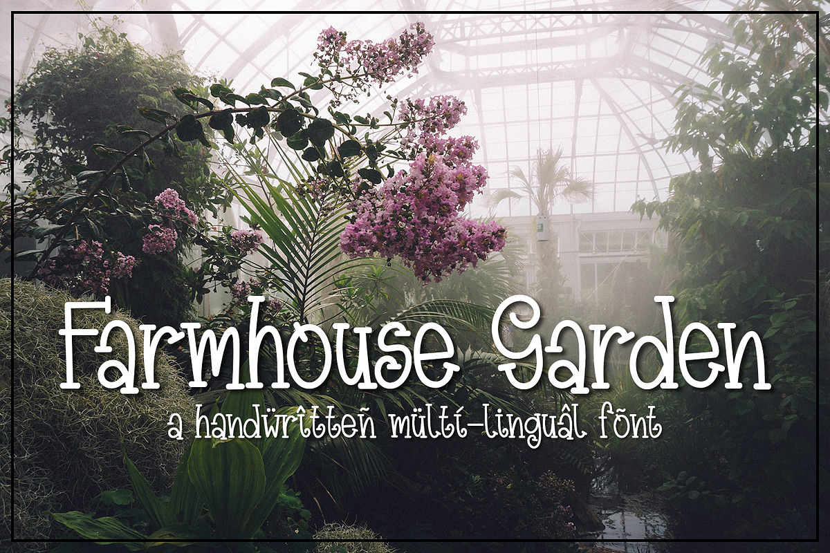 Farmhouse Garden, a Handwritten Font by Endless Time Graphics (Photo 1 of 7)