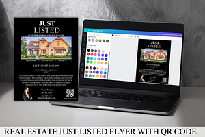 Real Estate Just Listed Flyer vol.10, a Flyer Template by GraphiqueGlow