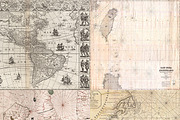 Antique Maps - Set 01, a Texture Graphic by Gwenhw (Thumbnail 2 of 2)