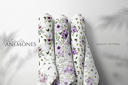 Anemones Watercolor Collection, an Illustration by Dervik Art Store (Thumbnail 9 of 9)