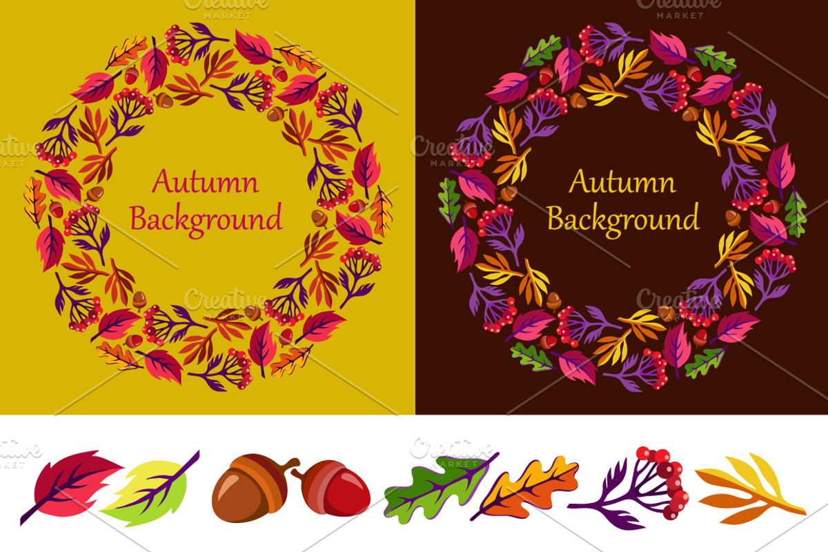 Autumn Graphic Set preview 5