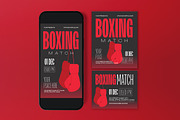 Boxing Match Flyer, a Flyer Template by graphicook (Thumbnail 3 of 3)