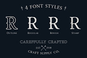 Road Race Extra + Illustrations, a Serif Font by Craft Supply Co. (Thumbnail 5 of 9)