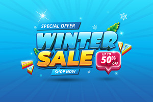 Winter Sale Banners