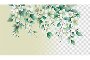 Floral Watercolor Clipart, a Decorative Illustration by BazziBa♥ (Thumbnail 11 of 12)