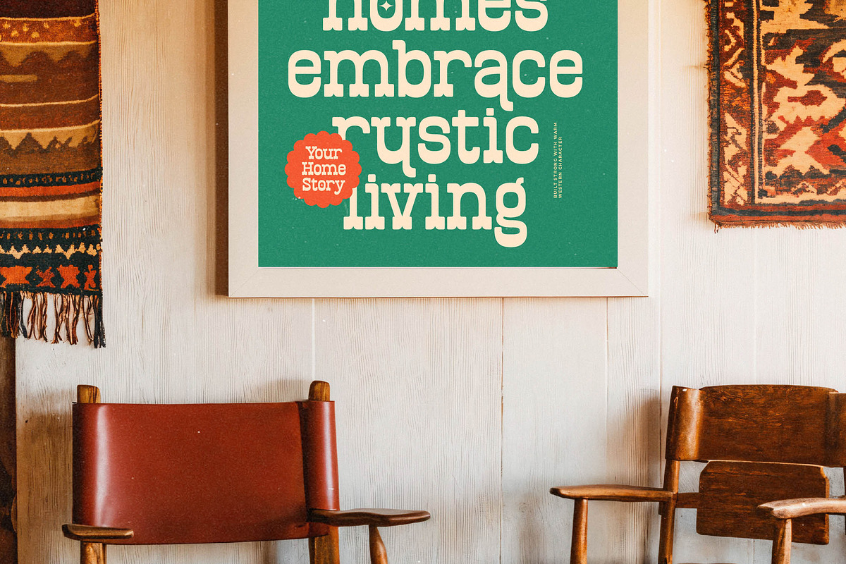 Bigboi Stomse Western Vintage, a Serif Font by timelesstype.co (Photo 4 of 15)