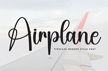 Airplane | Script Font