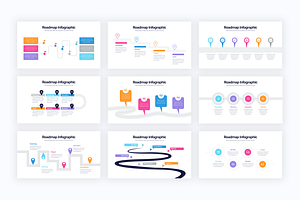 Roadmap Google Slides Infographics