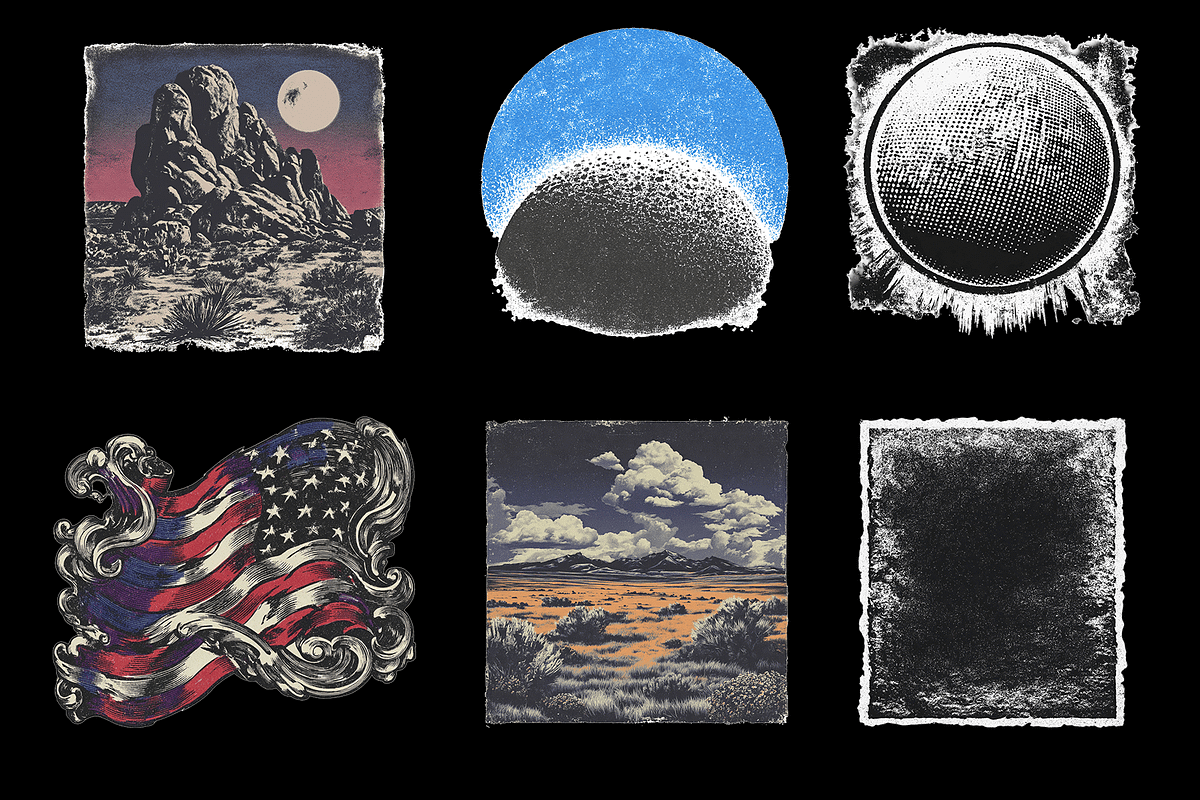 Outlaw Revival Collection, an Object Graphic by Avery Burke Creative (Photo 11 of 12)