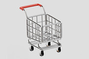 Shopping Cart, an Object 3D Model by fahad121 (Thumbnail 6 of 8)