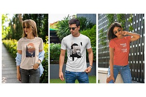 T-Shirt Mock-Up Mix Models