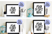 8X10 MOCKUP BUNDLE. 4 DISPLAY FRAMES, a Print Template by Love Pretty Mockups (Thumbnail 1 of 5)