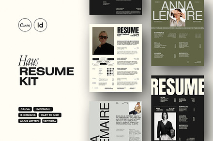 HAUS | Resume Kit, a Resume Template by Studio Standard