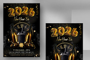 2026 New Year Flyer Template - PSD, a Flyer Template by PixelsDesign (Thumbnail 1 of 2)