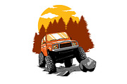 Off Road Car bundle artwork, a Transportation Illustration by grindstudio (Thumbnail 6 of 8)