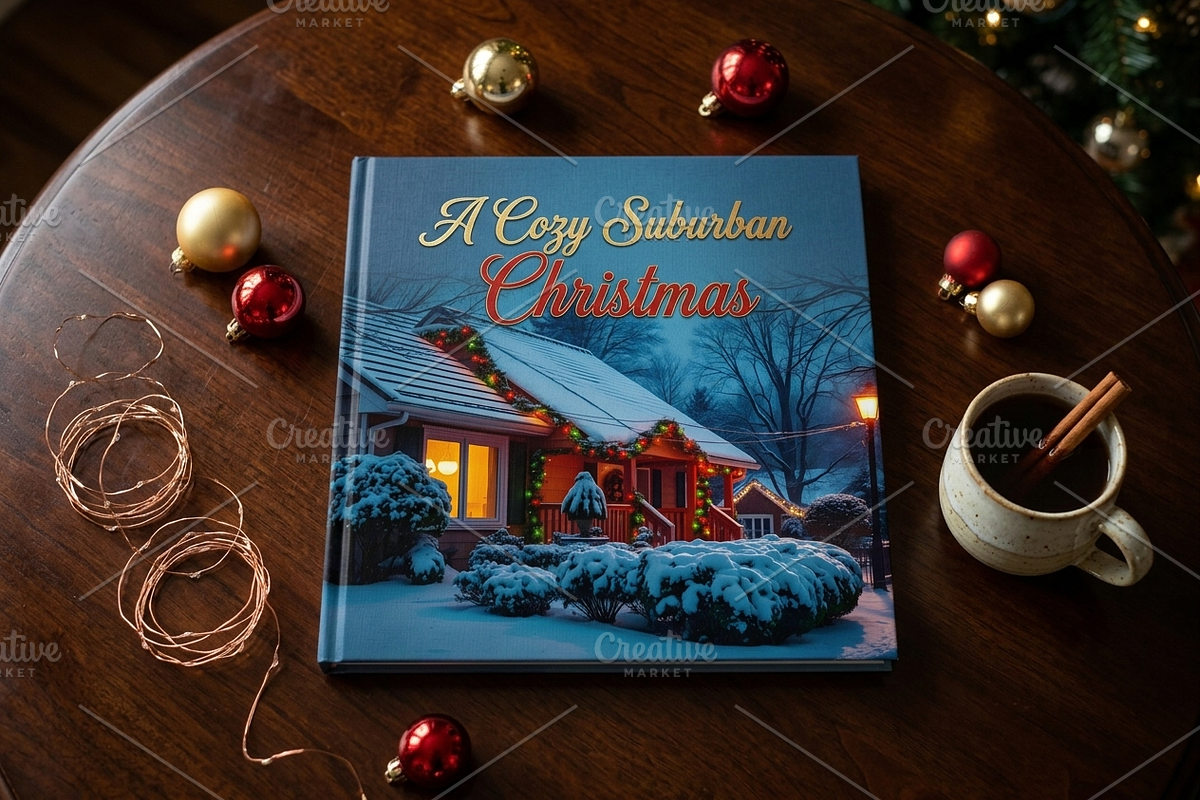 Cozy Winter House Stock Photo, a Holiday Photo by Aura Canyon HQ (Photo 3 of 7)
