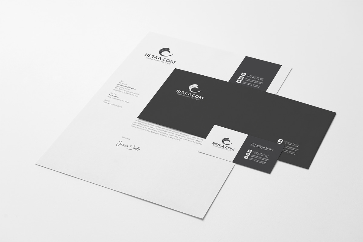 Corporate Identity, a Stationery Template by UX-group (Photo 4 of 8)