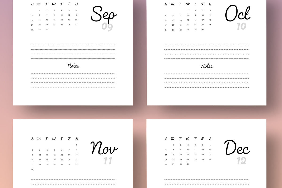 Minimalist 2025 Calendar Template, a Social Media Template by MightyDesign (Photo 5 of 8)