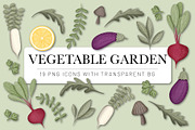 Vegetable Garden Patterns & Icons, a Pattern Graphic by Serineh Eliasian (Thumbnail 4 of 4)