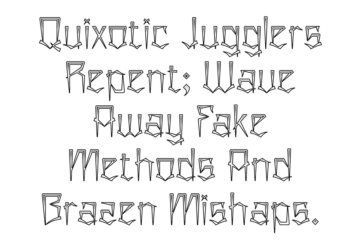 CS Parasite Stippled, a Sans Serif Font by Craft Supply Co. (Photo 6 of 8)