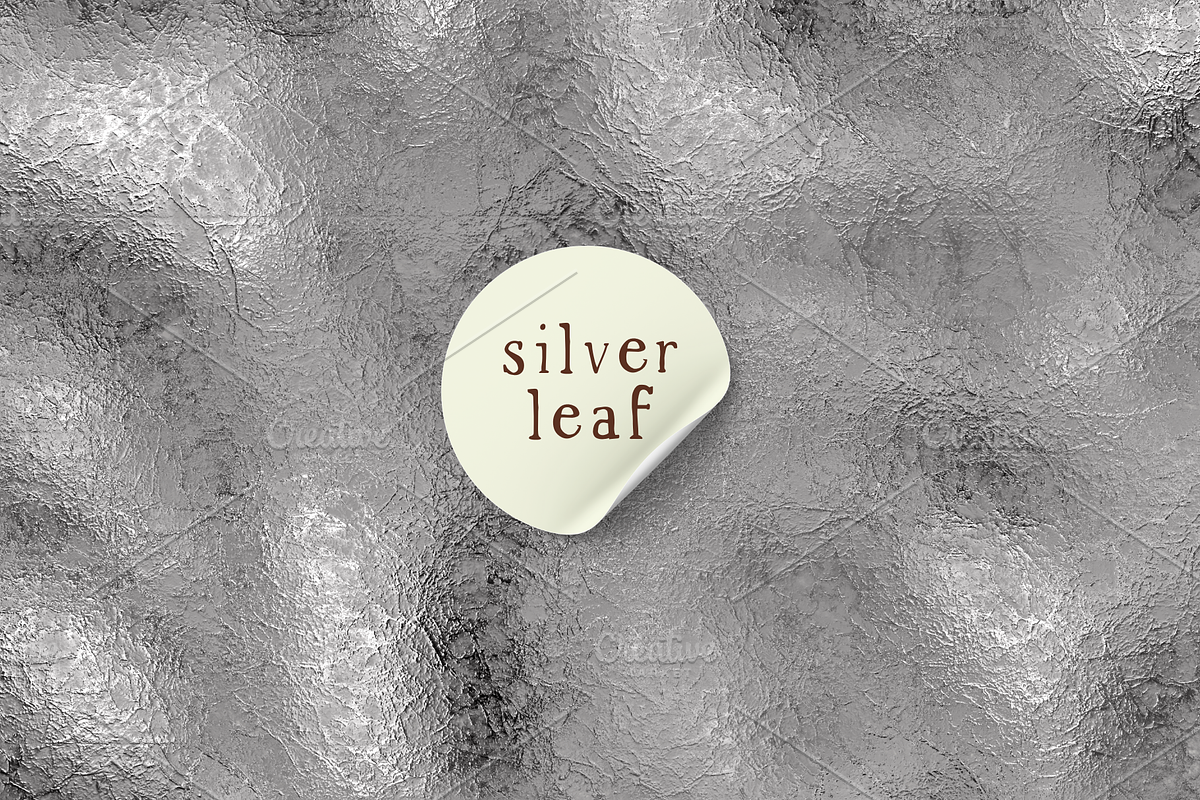 Platinum & Silver Foil Texture, a Texture Graphic by Debby Blooms (Photo 3 of 11)