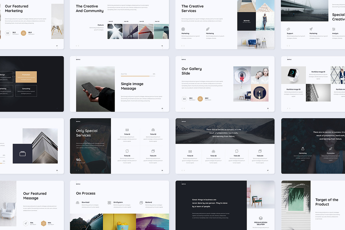BeMind - Minimal & Creative Template, a Presentation Template by UDEA Store (Photo 11 of 18)