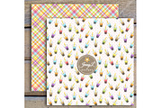 Milk Tea Digital Papers and Clipart, a Pattern Graphic by JennyL Designs (Thumbnail 6 of 8)
