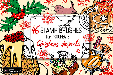 Christmas brushes for Procreate