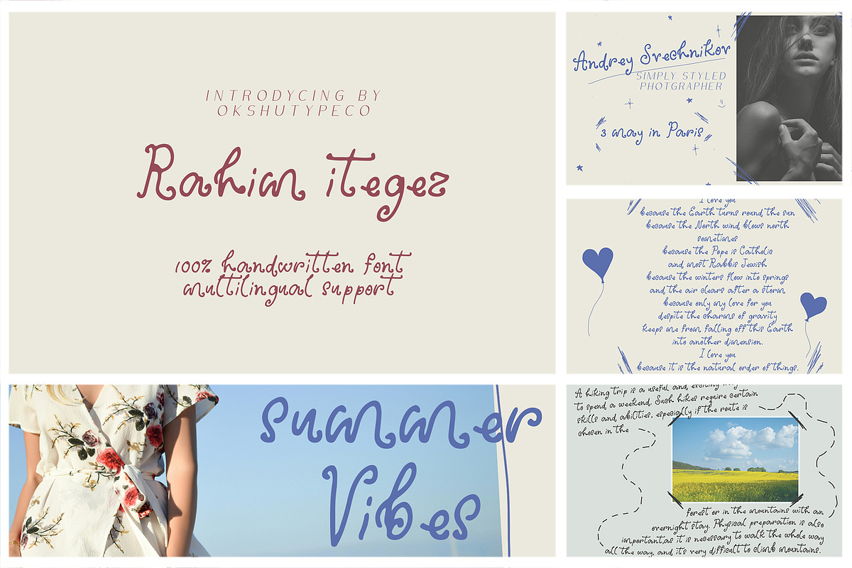 Unique 82in1 Handwritten font, a Handwritten Font by Alexander Tiunov (Photo 42 of 54)