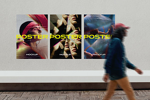 Street Art Poster Mockup