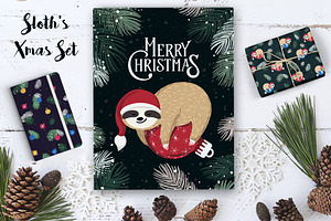 Sloth's Christmas Set