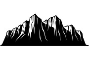 Mountain Skyline Silhouette, an Object Graphic by Designer_Momina (Thumbnail 15 of 20)