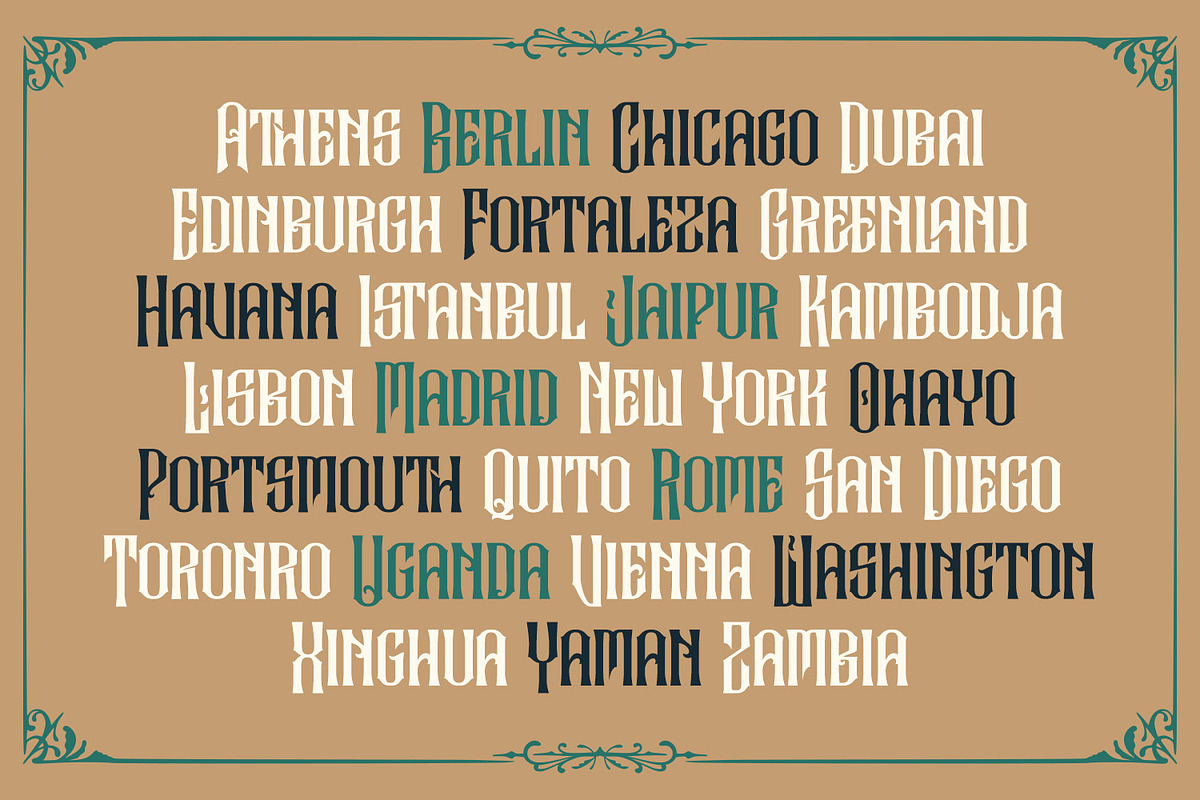 Celoster, a Symbol Font by Vintage Division (Photo 9 of 15)
