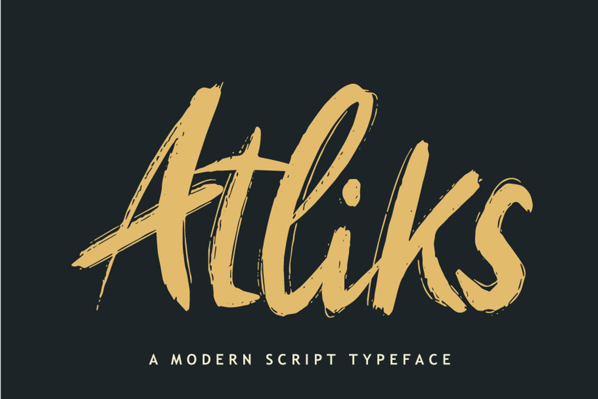 atliks, a Script Font by khalwa.studio (Photo 1 of 9)