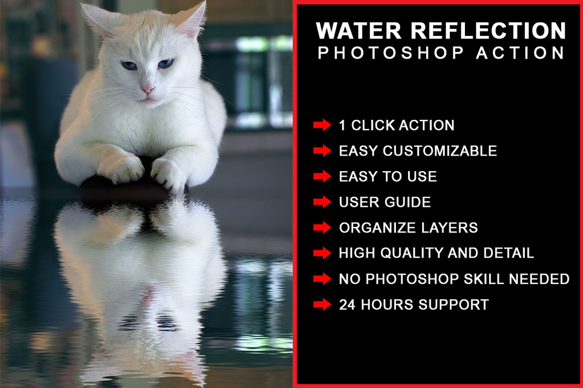 Water Reflection Photoshop Action preview 7