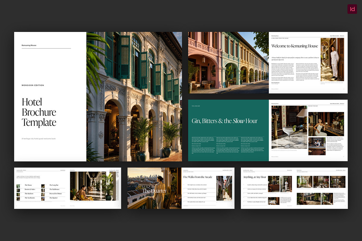 Landscape Hotel Brochure Template, a Brochure Template by BrandPacks (Photo 1 of 10)