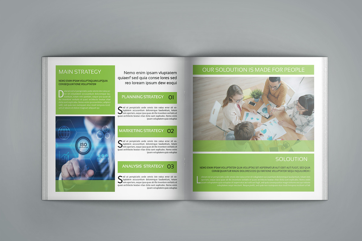 Square Business Brochure Template, a Brochure Template by retrographix (Photo 9 of 11)