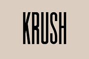 Krush Font, a Sans Serif Font by Kreatif Supply (Thumbnail 1 of 6)