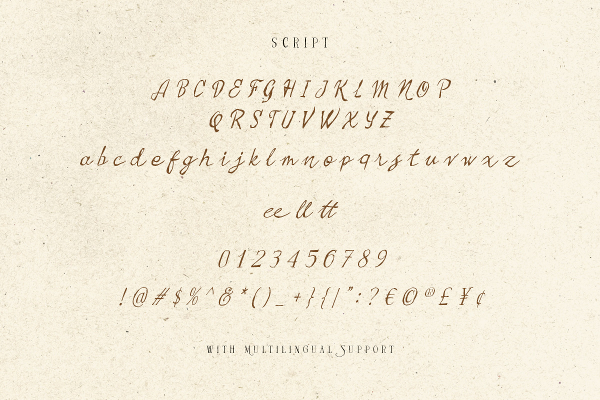 Locked Whisper Organic Handwritten, a Handwritten Font by Letterhend Studio (Photo 9 of 9)