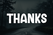 Scary Road | Script Font, a Script Font by Scratchones (Thumbnail 8 of 8)
