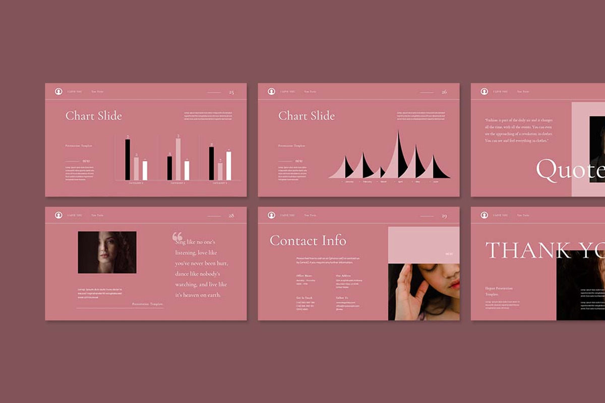Elegantey Presentation Template, a Presentation Template by Analogous Temp (Photo 5 of 5)