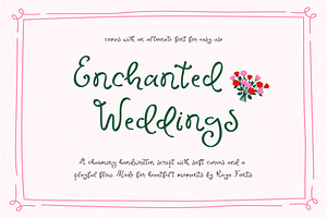 Enchanted Weddings Playful Script