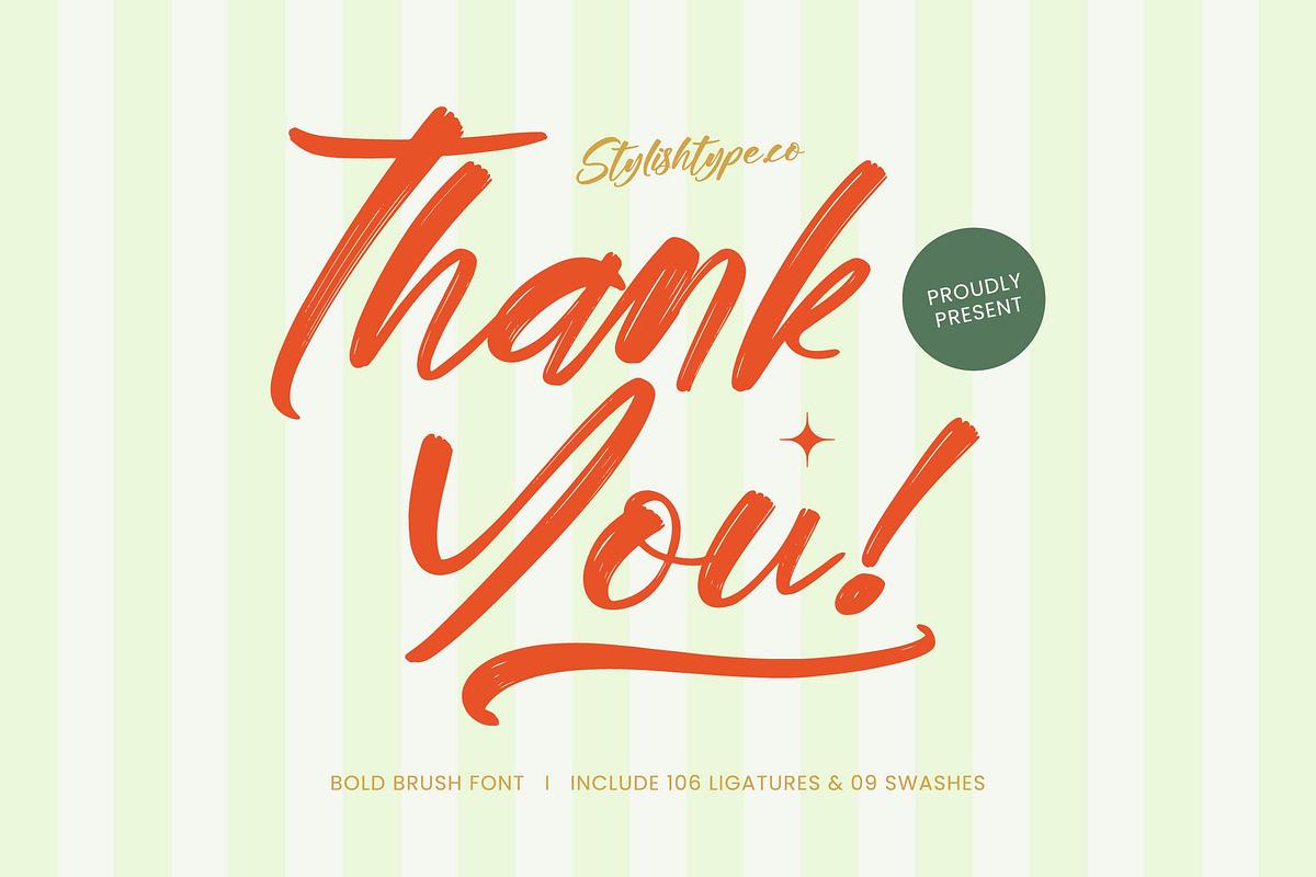 Bonats Restorty Bold Brush Font, a Script Font by stylishtype.co (Photo 20 of 20)