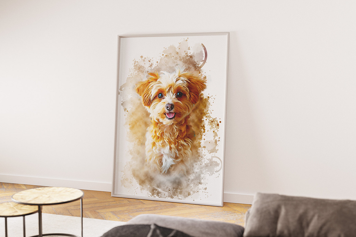 Custom Watercolor Pet Template, an Action Add-On by MRI STUDIO (Photo 10 of 23)