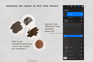 Texture Canvas For Procreate