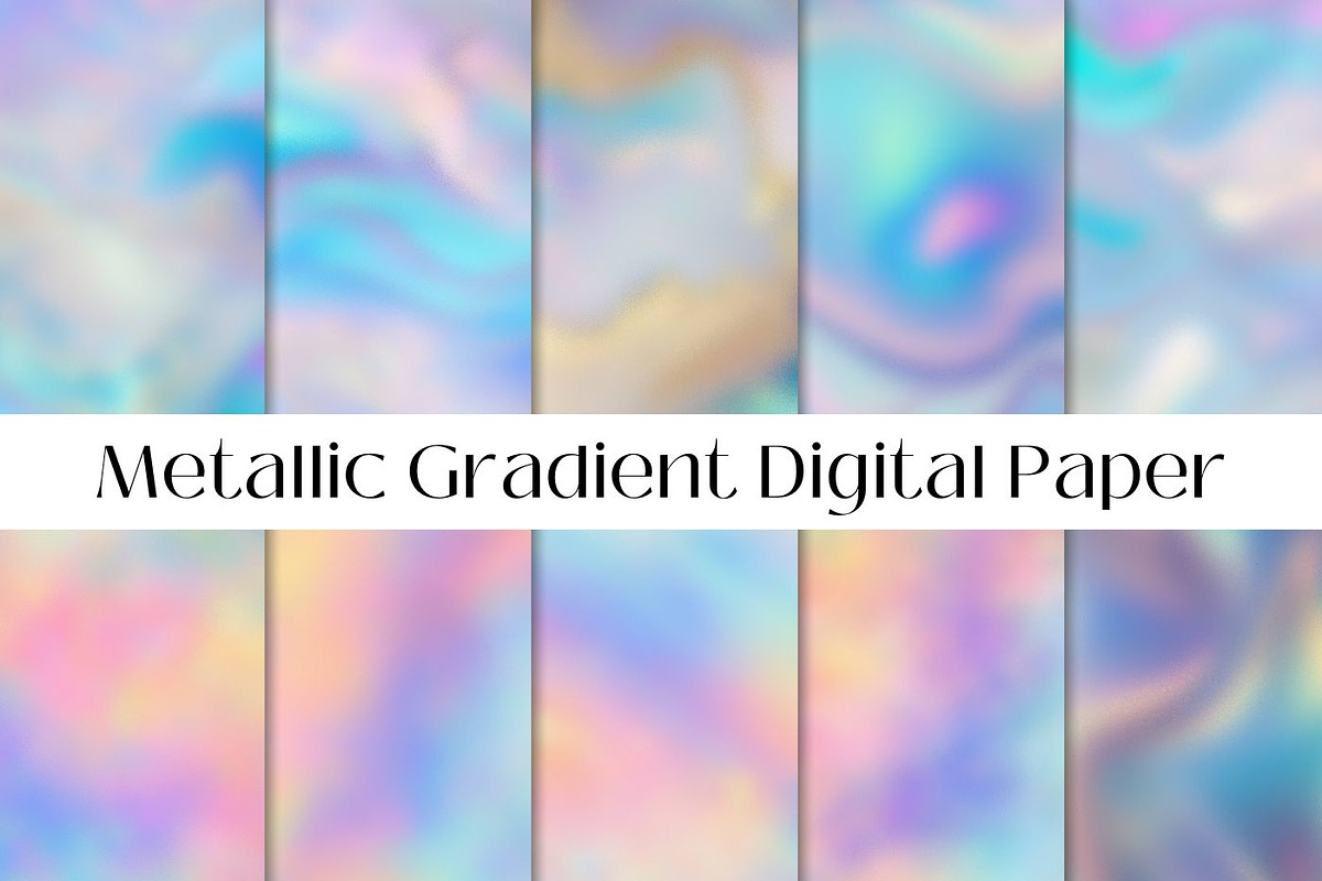 30 Metallic & GOLD FOIL GRADIENT, a Graphic by UniqueMe (Photo 2 of 11)