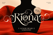 Riona - Luxury Swash Logo Font, a Serif Font by Sensatype (Thumbnail 1 of 12)